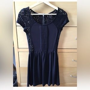 H&M Divided Black Lace Dress XS